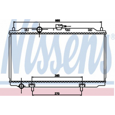 68718 NISSENS Радиатор, охлаждение двигателя