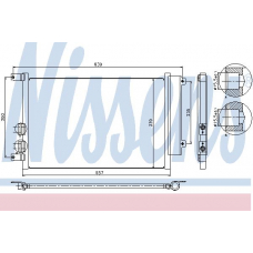 94744 NISSENS Конденсатор, кондиционер