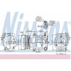 89126 NISSENS Компрессор, кондиционер