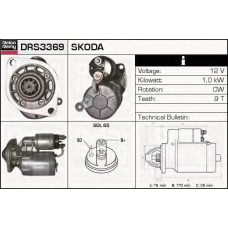 DRS3369 DELCO REMY Стартер