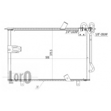 004-016-0007 LORO Конденсатор, кондиционер