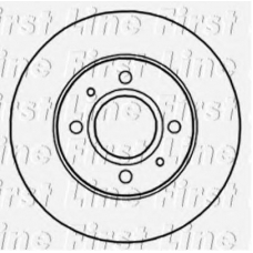 FBD1737 FIRST LINE Тормозной диск