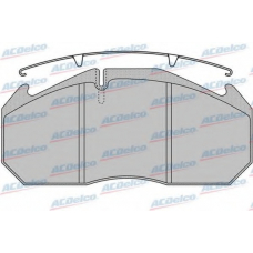 AC0581152D AC Delco Комплект тормозных колодок, дисковый тормоз