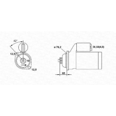 943253154010 MAGNETI MARELLI Стартер