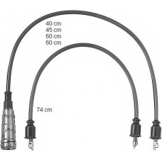 ZEF435 BERU Комплект проводов зажигания