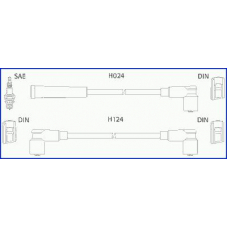 134530 Huco Ккомплект проводов зажигания