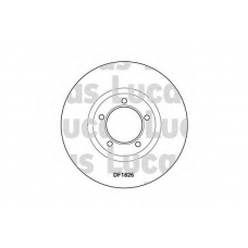 DF1826 TRW Тормозной диск