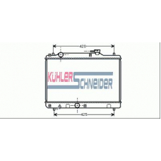 2203801 KUHLER SCHNEIDER Радиатор, охлаждение двигател