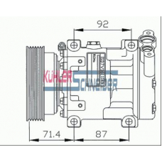 8436202 KUHLER SCHNEIDER Компрессор, кондиционер