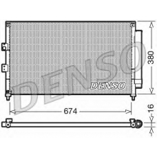 DRM15008 DENSO Радиатор, охлаждение двигателя