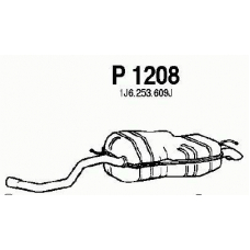 P1208 FENNO Глушитель выхлопных газов конечный