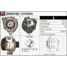 DRA9760 DELCO REMY Генератор
