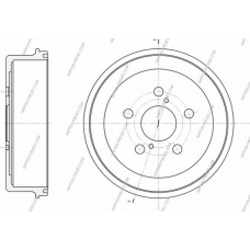 T340A06 NPS Тормозной барабан