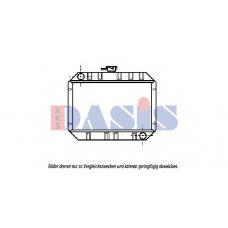 090010N AKS DASIS Радиатор, охлаждение двигателя