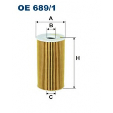 OE689/1 FILTRON Масляный фильтр