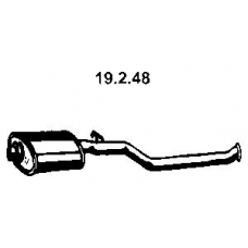 19.2.48 EBERSPACHER Средний глушитель выхлопных газов