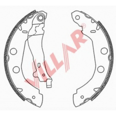 629.0664 VILLAR Комплект тормозных колодок