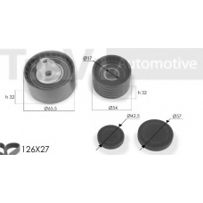 KD1247 TREVI AUTOMOTIVE Комплект ремня ГРМ