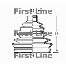 FCB2326 FIRST LINE Пыльник, приводной вал