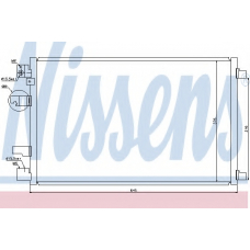 940041 NISSENS Конденсатор, кондиционер