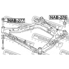 NAB-276 FEBEST Втулка, балка моста