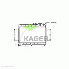 31-1524 KAGER Радиатор, охлаждение двигателя