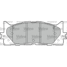 598890 VALEO Комплект тормозных колодок, дисковый тормоз