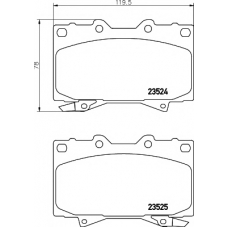 8DB 355 009-371 HELLA PAGID Комплект тормозных колодок, дисковый тормоз