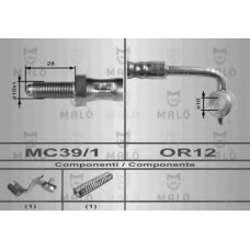 8555 Malo Тормозной шланг