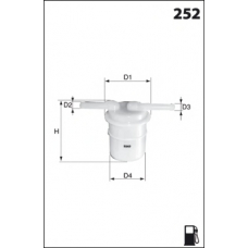 ELE6058 MECAFILTER Топливный фильтр