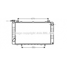 DNA2150 AVA Радиатор, охлаждение двигателя