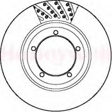 561801B BENDIX Тормозной диск