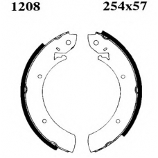 6252 BSF Комплект тормозов, барабанный тормозной механизм