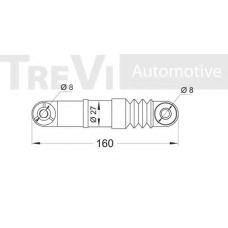 SK008977/1 SK Амортизатор, поликлиновой ремень