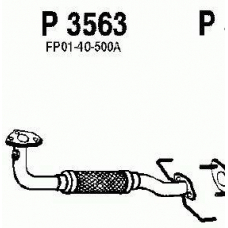 P3563 FENNO Труба выхлопного газа