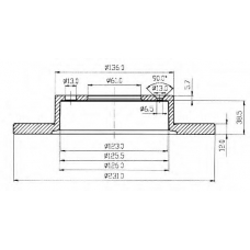 BDC3481 QUINTON HAZELL Тормозной диск