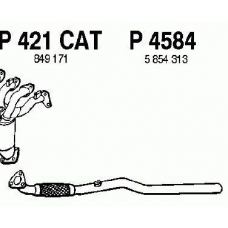 P4584 FENNO Труба выхлопного газа