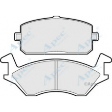 PAD308 APEC Комплект тормозных колодок, дисковый тормоз