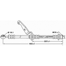 FBH6784 FIRST LINE Тормозной шланг