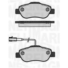 363916060215 MAGNETI MARELLI Комплект тормозных колодок, дисковый тормоз