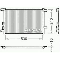 DCN01011 DENSO Конденсатор, кондиционер