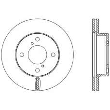 BDA2586.20 OPEN PARTS Тормозной диск