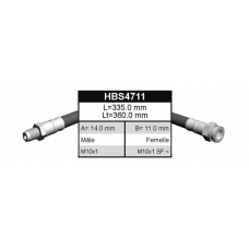 HBS4711 QUINTON HAZELL Тормозной шланг