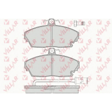 626.0339 VILLAR Комплект тормозных колодок, дисковый тормоз