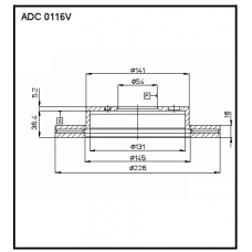 ADC 0116V Allied Nippon Гидравлические цилиндры