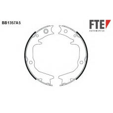 BB1357A5 FTE Комплект тормозных колодок, стояночная тормозная с