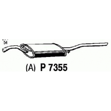 P7355 FENNO Глушитель выхлопных газов конечный