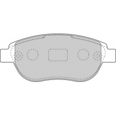 DBP341476 DURON Комплект тормозных колодок, дисковый тормоз