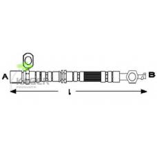 38-0690 KAGER Тормозной шланг
