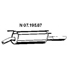 07.195.87 EBERSPACHER Глушитель выхлопных газов конечный